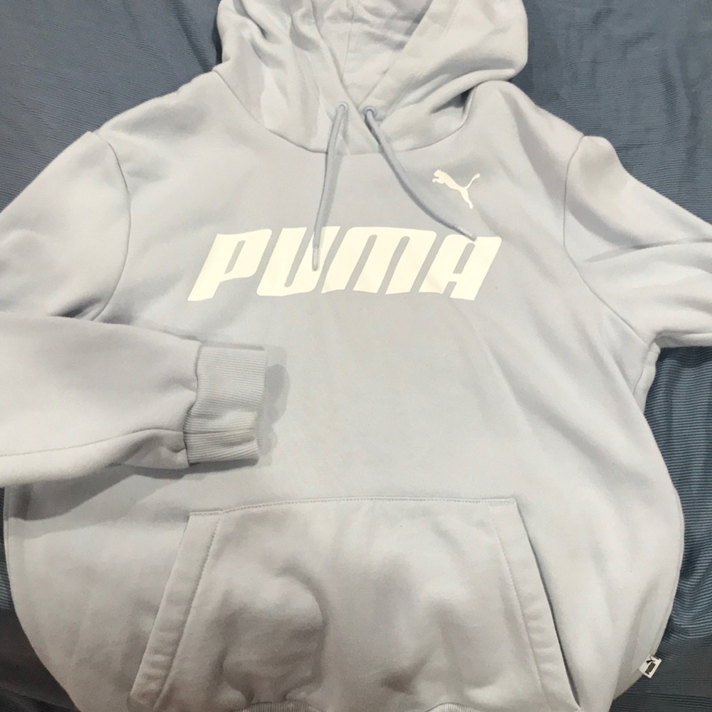 Baby blue hoodie